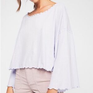 Free People Lavender Blouse
